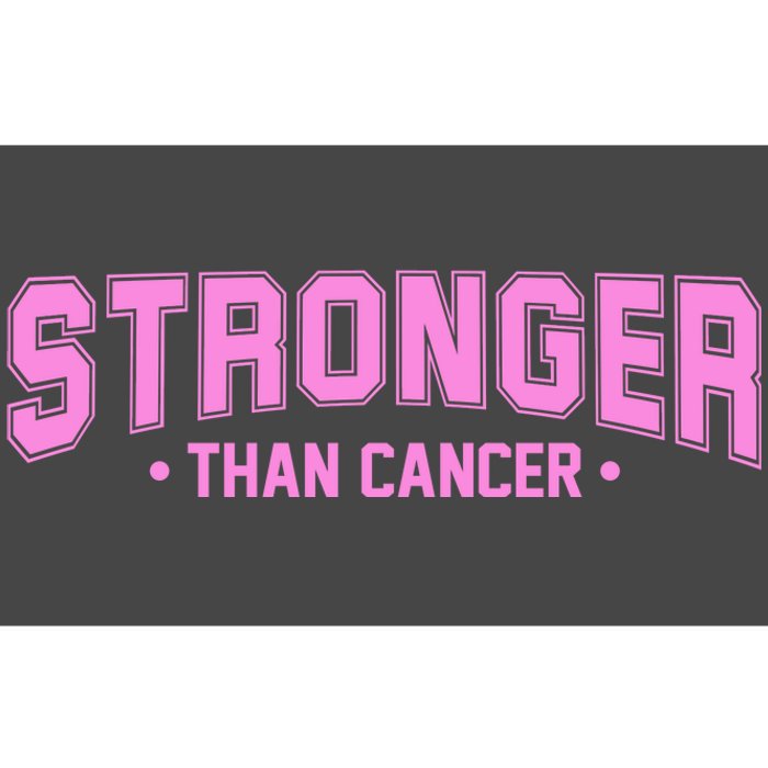 Stronger Than Cancer Breast Cancer Awareness Bumper Sticker