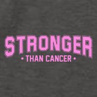 Stronger Than Cancer Breast Cancer Awareness Vector Backpack