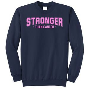 Stronger Than Cancer Breast Cancer Awareness Sweatshirt