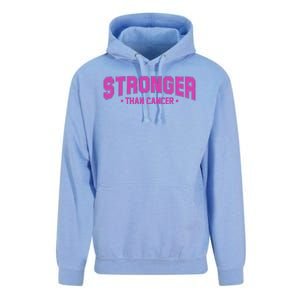 Stronger Than Cancer Breast Cancer Awareness Unisex Surf Hoodie