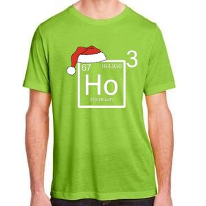 Science Teacher Christmas Ho Ho Ho Santa Adult ChromaSoft Performance T-Shirt