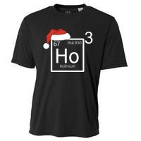 Science Teacher Christmas Ho Ho Ho Santa Cooling Performance Crew T-Shirt