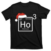 Science Teacher Christmas Ho Ho Ho Santa T-Shirt