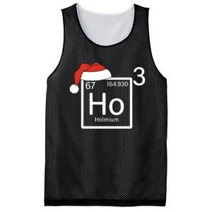 Science Teacher Christmas Ho Ho Ho Santa Mesh Reversible Basketball Jersey Tank