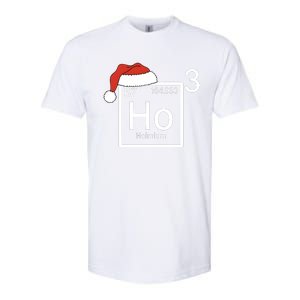 Science Teacher Christmas Ho Ho Ho Santa Softstyle CVC T-Shirt