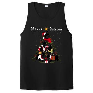 Scottish Terrier Christmas Tree Xmas Dog Lover Cool Gift PosiCharge Competitor Tank