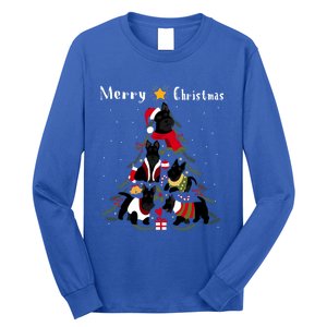 Scottish Terrier Christmas Tree Xmas Dog Lover Cool Gift Long Sleeve Shirt