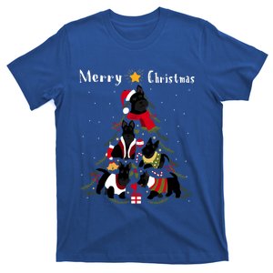 Scottish Terrier Christmas Tree Xmas Dog Lover Cool Gift T-Shirt