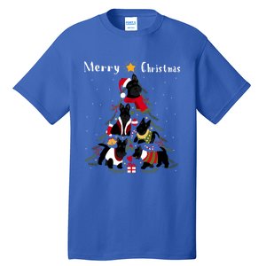 Scottish Terrier Christmas Tree Xmas Dog Lover Cool Gift Tall T-Shirt