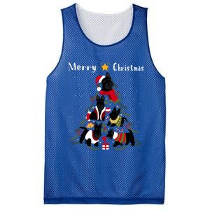 Scottish Terrier Christmas Tree Xmas Dog Lover Cool Gift Mesh Reversible Basketball Jersey Tank