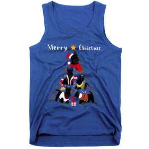 Scottish Terrier Christmas Tree Xmas Dog Lover Cool Gift Tank Top