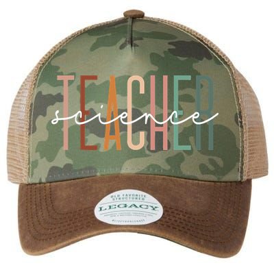 Science Teacher Chemist Physicist School Worker Appreciation Legacy Tie Dye Trucker Hat
