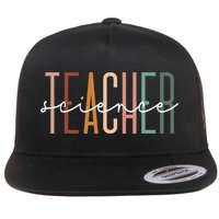 Science Teacher Chemist Physicist School Worker Appreciation Flat Bill Trucker Hat