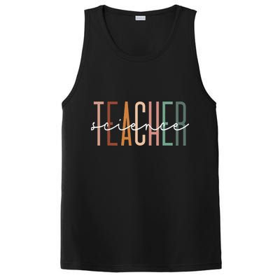 Science Teacher Chemist Physicist School Worker Appreciation PosiCharge Competitor Tank