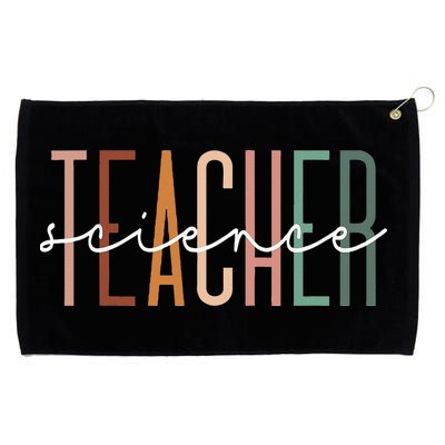 Science Teacher Chemist Physicist School Worker Appreciation Grommeted Golf Towel
