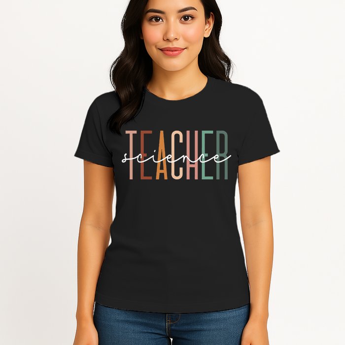 Science Teacher Chemist Physicist School Worker Appreciation Womens T-Shirt