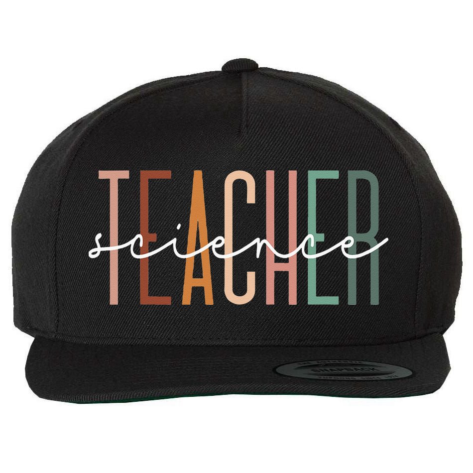 Science Teacher Chemist Physicist School Worker Appreciation Wool Snapback Cap