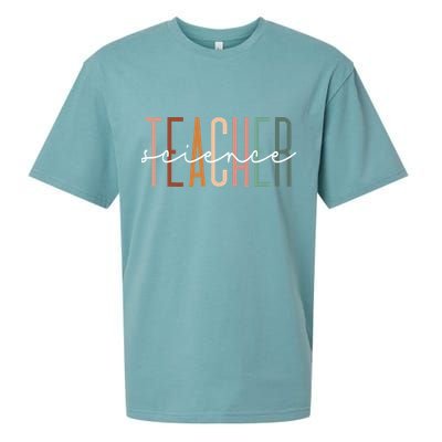 Science Teacher Chemist Physicist School Worker Appreciation Sueded Cloud Jersey T-Shirt