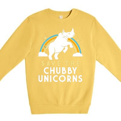 Save The Chubby Unicorns Premium Crewneck Sweatshirt