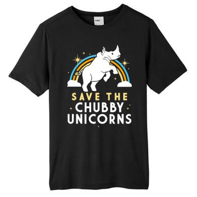 Save The Chubby Unicorns Tall Fusion ChromaSoft Performance T-Shirt