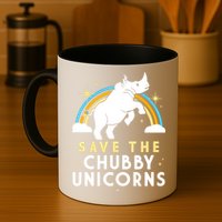Save The Chubby Unicorns Mug