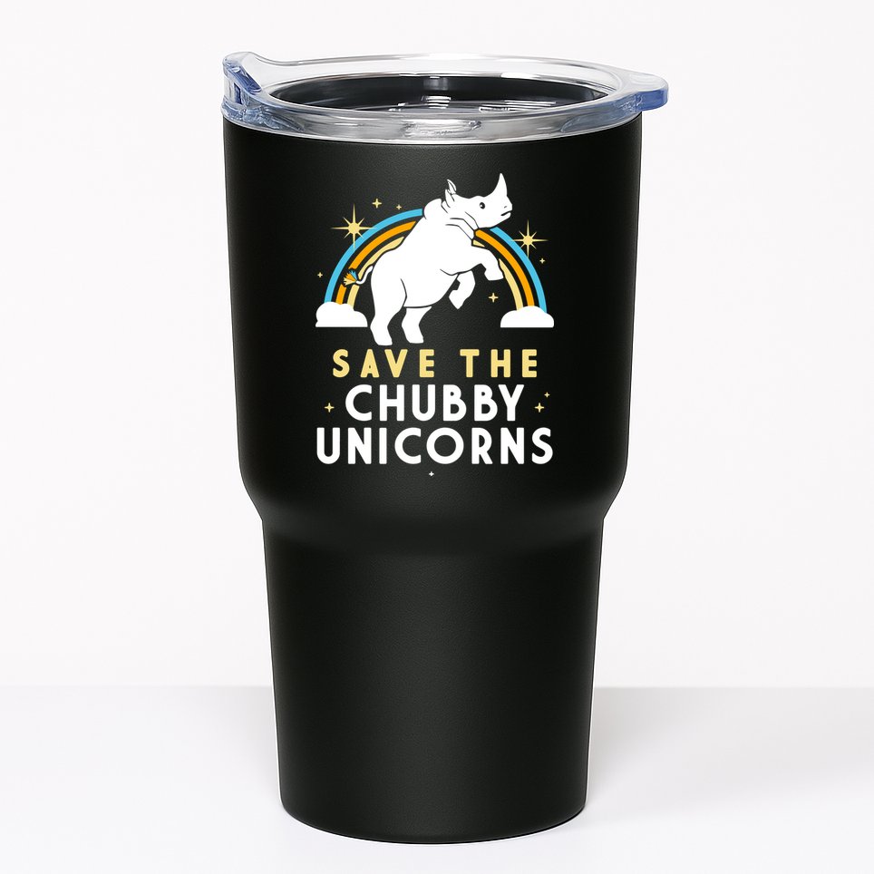 Save The Chubby Unicorns Tumbler