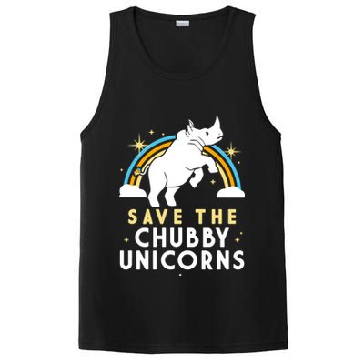 Save The Chubby Unicorns PosiCharge Competitor Tank