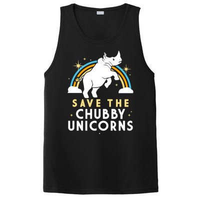 Save The Chubby Unicorns PosiCharge Competitor Tank