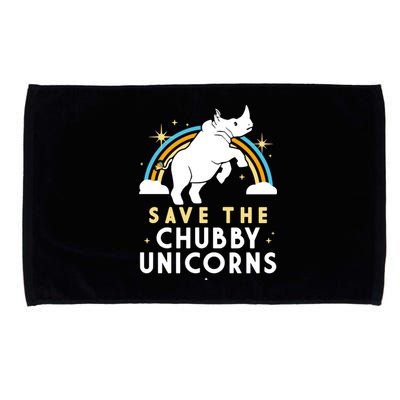 Save The Chubby Unicorns Microfiber Hand Towel