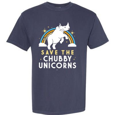 Save The Chubby Unicorns Garment-Dyed Heavyweight T-Shirt