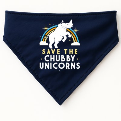 Save The Chubby Unicorns USA-Made Doggie Bandana