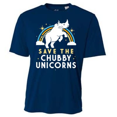 Save The Chubby Unicorns Cooling Performance Crew T-Shirt