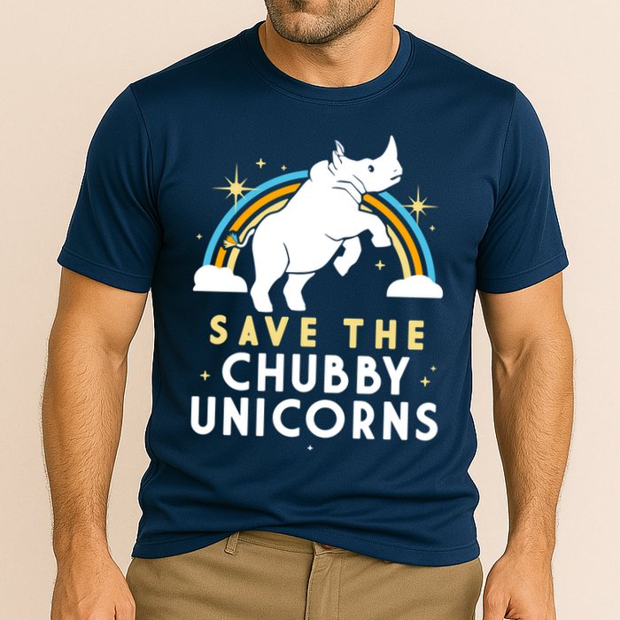 Save The Chubby Unicorns Performance Shirt