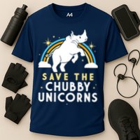 Save The Chubby Unicorns Performance Shirt