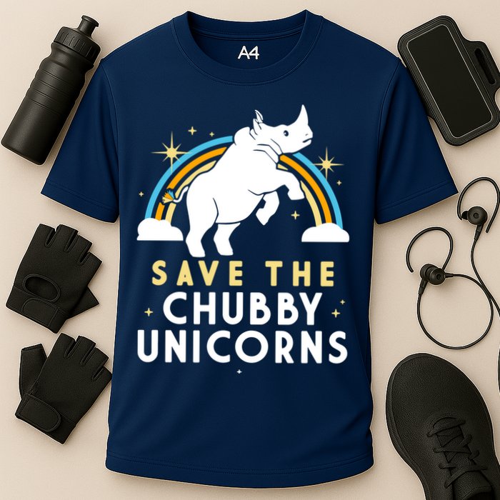 Save The Chubby Unicorns Performance Shirt