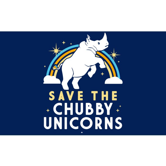 Save The Chubby Unicorns Bumper Sticker