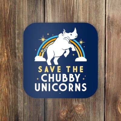 Save The Chubby Unicorns Coaster