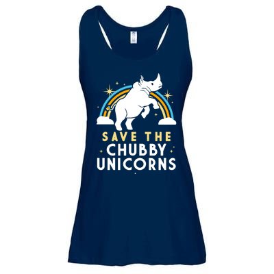 Save The Chubby Unicorns Ladies Essential Flowy Tank