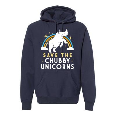 Save The Chubby Unicorns Premium Hoodie