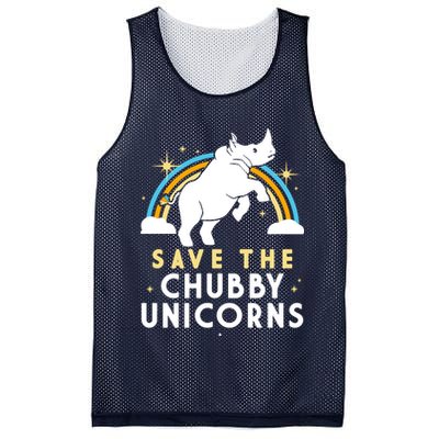 Save The Chubby Unicorns Mesh Reversible Basketball Jersey Tank