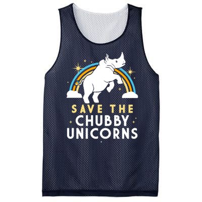 Save The Chubby Unicorns Mesh Reversible Basketball Jersey Tank