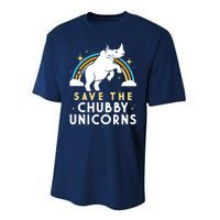 Save The Chubby Unicorns Performance Sprint T-Shirt