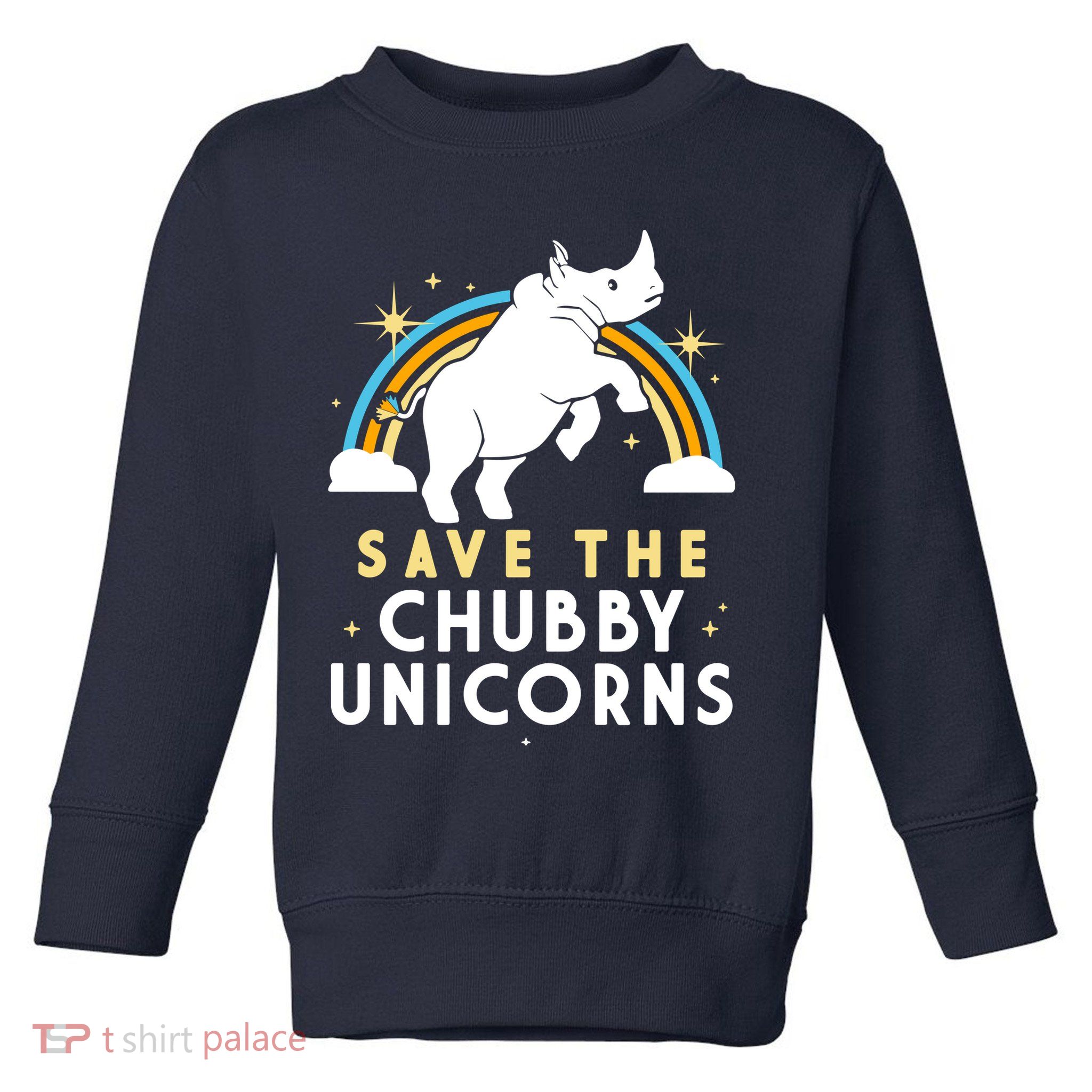 Save The Chubby Unicorns Toddler Sweatshirt
