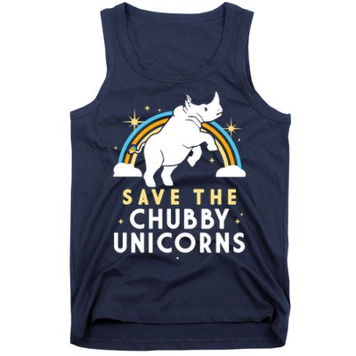 Save The Chubby Unicorns Tank Top