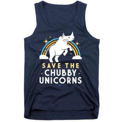 Save The Chubby Unicorns Tank Top