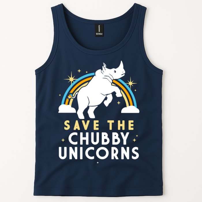 Save The Chubby Unicorns Tank Top
