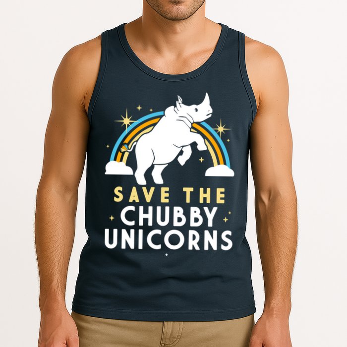 Save The Chubby Unicorns Tank Top