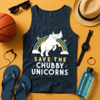 Save The Chubby Unicorns Tank Top
