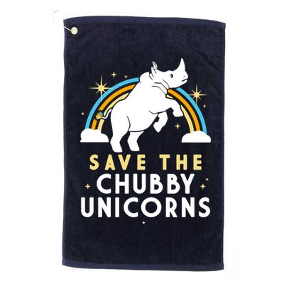 Save The Chubby Unicorns Golf Towel
