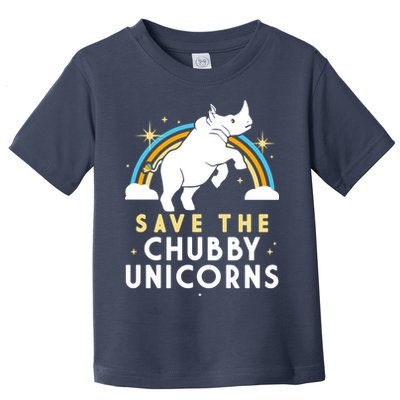 Save The Chubby Unicorns Toddler T-Shirt